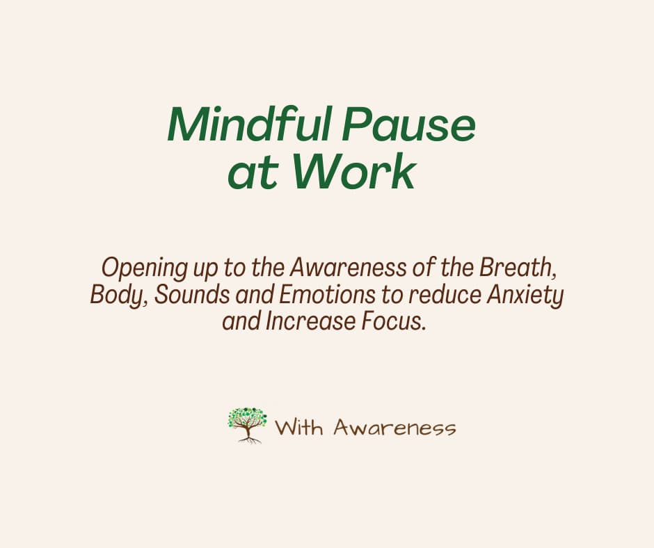 A set of 4 Online Mindfulness Sessions